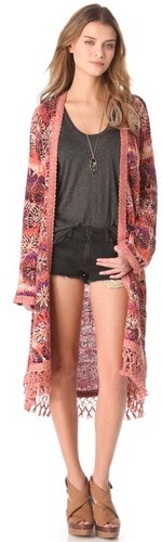 Free people Coachella Maxi Cardigan