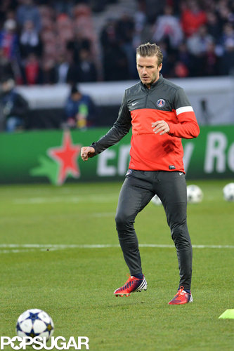 David Beckham Gets a Big Start as Romeo Hangs With the Ladies in LA David Beckham Gets a Big Start as Romeo Hangs With the Ladies in LA
