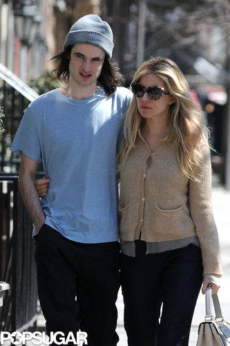 Sienna Miller and Tom Sturridge Hold Each Other Tight on a Lunch Date Sienna Miller and Tom Sturridge Hold Each Other Tight on a Lunch Date