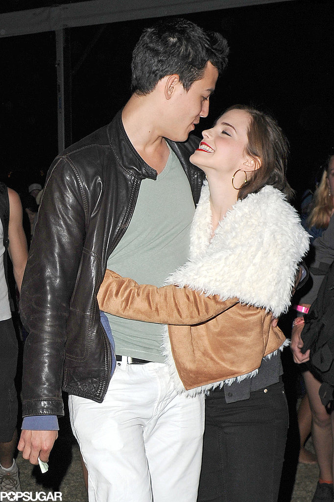 Emma Watson and her man cuddled up during a show in 2012.
Emma Watson and her man cuddled up during a show in 2012.