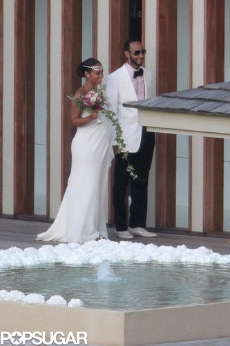 A pregnant Alicia Keys and Swizz Beatz tied the knot in July 2010 on the island of Corsica.
A pregnant Alicia Keys and Swizz Beatz tied the knot in July 2010 on the island of Corsica.