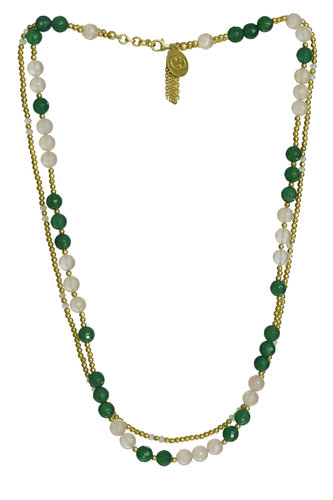 Green Beaded Necklace Green Beaded Necklace