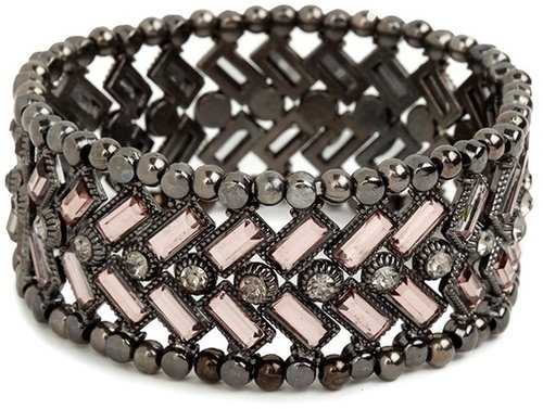 Rose Chevron Bead Cuff