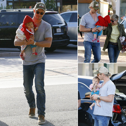 Chris Hemsworth and Elsa Pataky With Kid India | Photos