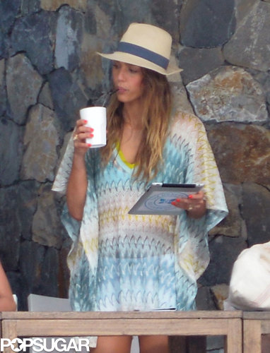 Nicole Richie and Jessica Alba Lounge by the Pool During a St. Barts Trip Nicole Richie and Jessica Alba Lounge by the Pool During a St. Barts Trip