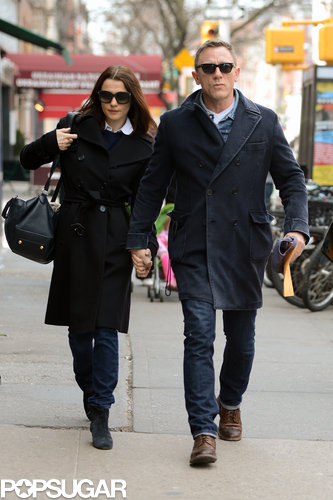 Daniel Craig held Rachel Weisz's hand.
Daniel Craig held Rachel Weisz's hand.