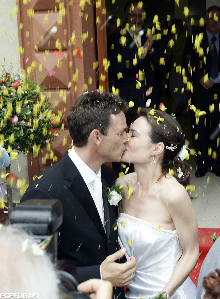 Claire Forlani and Dougray Scott wed June 2007 in Italy.
Claire Forlani and Dougray Scott wed June 2007 in Italy.