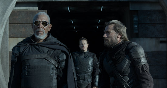 Morgan Freeman and Nikolaj Coster-Waldau in Oblivion.
Morgan Freeman and Nikolaj Coster-Waldau in Oblivion.