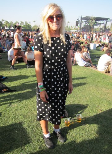 This music lover paired her cute polka dots with lace socks for a '90s moment.
Source: Chi Diem Chau
This music lover paired her cute polka dots with lace socks for a '90s moment.
Source: Chi Diem Chau