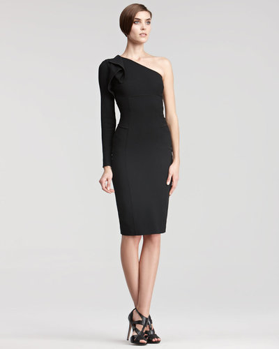 Elie Saab One-Sleeve Dress