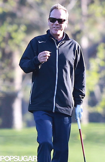 Kiefer Sutherland golfed with Justin Timberlake in Toluca Lake.
Kiefer Sutherland golfed with Justin Timberlake in Toluca Lake.