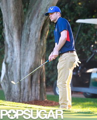 Justin Timberlake Golfing With Kiefer Sutherland | Photos