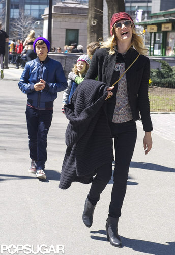Laura Dern celebrated the rerelease of Jurassic Park with her kids, Ellery Walker Harper and Jaya Harper, in NYC on Friday.
Laura Dern celebrated the rerelease of Jurassic Park with her kids, Ellery Walker Harper and Jaya Harper, in NYC on Friday.