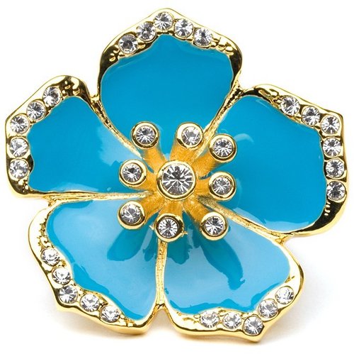 Blue Hibiscus Ring