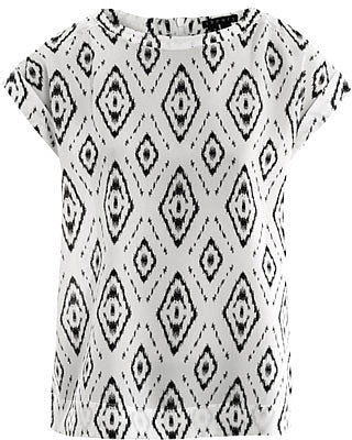 Theory Sorcha printed silk blouse