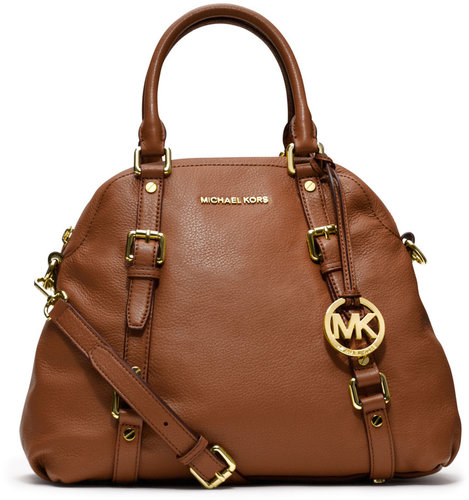 MICHAEL Michael Kors  Large Bedford Pebbled Bowling Satchel
