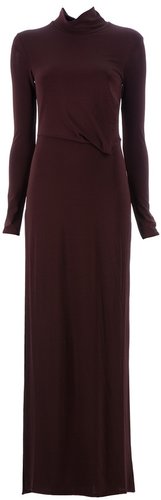 Neil Barrett Side slit maxi dress