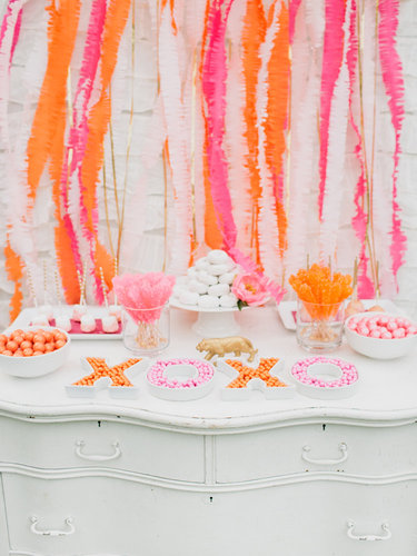 Gold and Pink Circus Shower Gold and Pink Circus Shower
