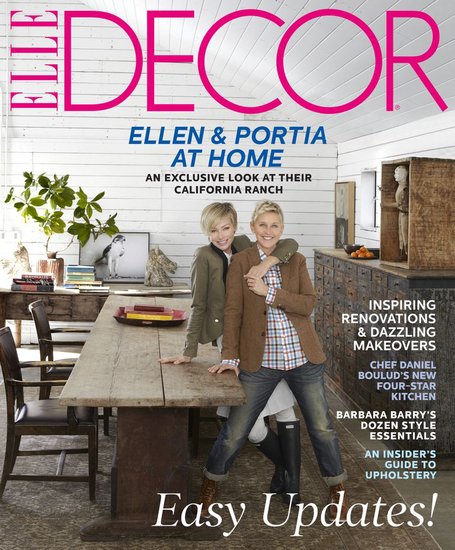 For the cover, Ellen and Portia cozied up in their art barn. Though the table they're leaning against is a 17th century Swedish farm find, we think this version made from reclaimed pines is a great modern substitute. Instead of flowers, follow their lead by decorating with branches or even potted trees, like this blood orange variety.
For the cover, Ellen and Portia cozied up in their art barn. Though the table they're leaning against is a 17th century Swedish farm find, we think this version made from reclaimed pines is a great modern substitute. Instead of flowers, follow their lead by decorating with branches or even potted trees, like this blood orange variety.