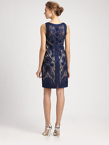 Sue Wong Soutache Lace Dress