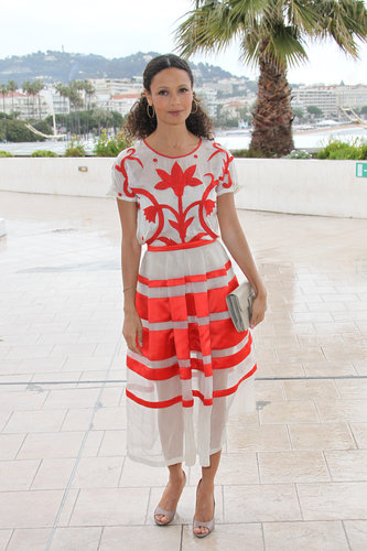 Thandie Newton wore Spring 2013 Temperley London at the Rogue photocall in Cannes.
Thandie Newton wore Spring 2013 Temperley London at the Rogue photocall in Cannes.