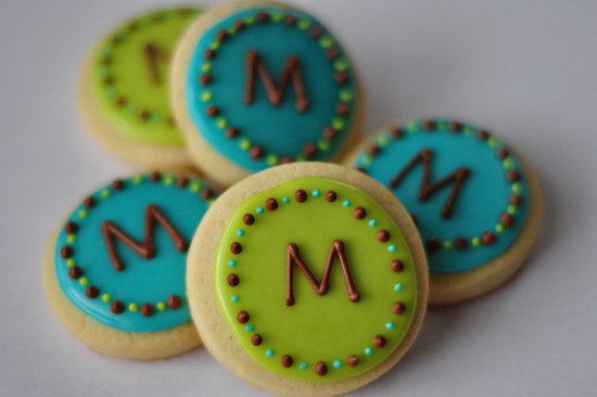 Monogrammed Sugar Cookies Monogrammed Sugar Cookies