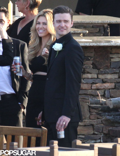 Justin Timberlake celebrated at a wedding in Tennessee.
Justin Timberlake celebrated at a wedding in Tennessee.