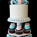 Pink and Blue Cupcake Stand