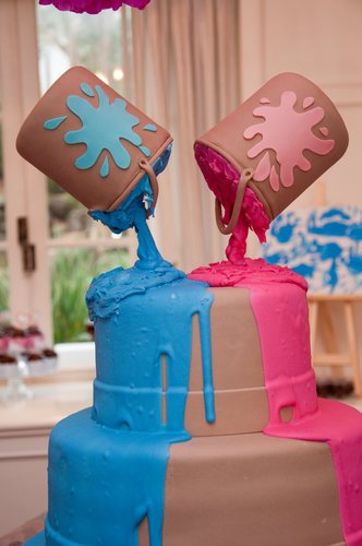Paint Cans Cake Paint Cans Cake