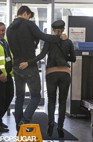 Shakira and Gerard Show Airport PDA as She and Milan Head to LA Shakira and Gerard Show Airport PDA as She and Milan Head to LA