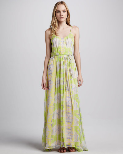 Charlie Jade Braided-Belt Maxi Dress