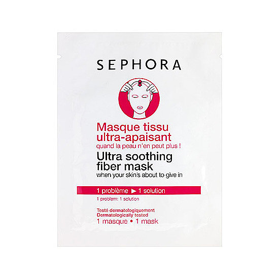 Best for: Sensitive skin
The Sephora Ultra Soothing Fiber Mask ($6) is soaked with the antioxidant-rich mallow extract, which soothes irritated skin.
Best for: Sensitive skin
The Sephora Ultra Soothing Fiber Mask ($6) is soaked with the antioxidant-rich mallow extract, which soothes irritated skin.