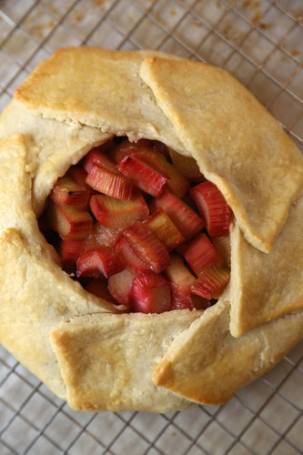 Rhubarb Galette Rhubarb Galette