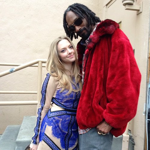 Snoop Dogg met up with Amanda Seyfried at the MTV Movie Awards.
Source: Instagram user snoopdogg
Snoop Dogg met up with Amanda Seyfried at the MTV Movie Awards.
Source: Instagram user snoopdogg