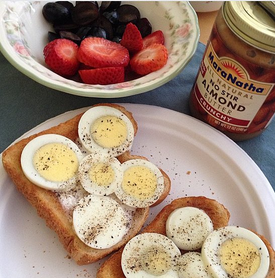 Hard-Boiled Egg on Toast Hard-Boiled Egg on Toast