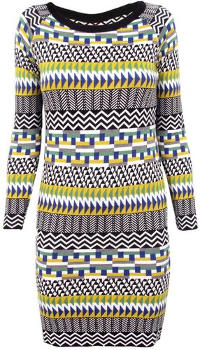 Thomas Sires Fair Isle Sweater Dress