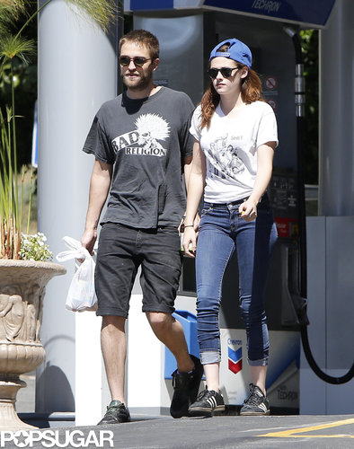 Robert Pattinson Gets Cute With His Pup During an Outing With Kristen Stewart Robert Pattinson Gets Cute With His Pup During an Outing With Kristen Stewart