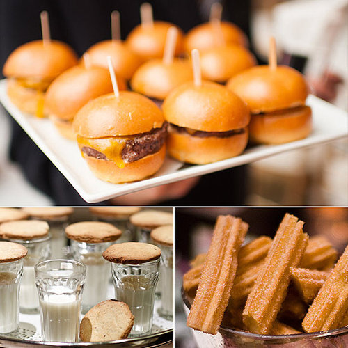 After a long night of dancing and drinking, wedding guests need a little late-night bite to munch on while they retire to their cars and head back to their hotel rooms. POPSUGAR Food has rounded up the best late-night bites to serve at your wedding.
After a long night of dancing and drinking, wedding guests need a little late-night bite to munch on while they retire to their cars and head back to their hotel rooms. POPSUGAR Food has rounded up the best late-night bites to serve at your wedding.