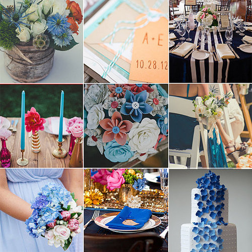 If you're looking to add blue to your wedding's color palette but don't know exactly where to start, POPSUGAR Home has found several weddings that give something blue a truly unique twist.
If you're looking to add blue to your wedding's color palette but don't know exactly where to start, POPSUGAR Home has found several weddings that give something blue a truly unique twist.