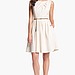 Ellen Tracy Pleated Fit & Flare Dress