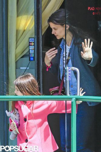 Katie Holmes and Suri Have a Belated Birthday Spa Outing Katie Holmes and Suri Have a Belated Birthday Spa Outing