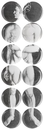 Fornasetti 12 piece plate set