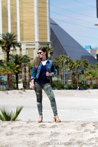 What to Wear . . . Camo + Denim