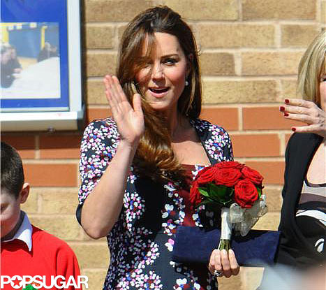 Kate Middleton Puts Her Growing Baby Bump on Display at a School Visit Kate Middleton Puts Her Growing Baby Bump on Display at a School Visit