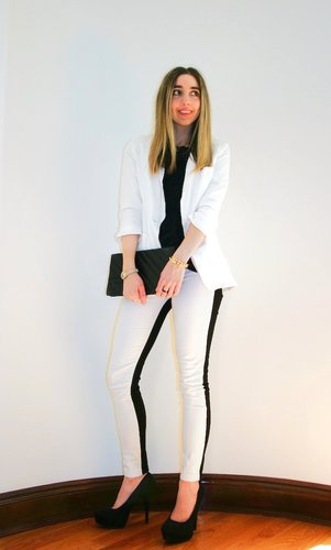 white tuxedo