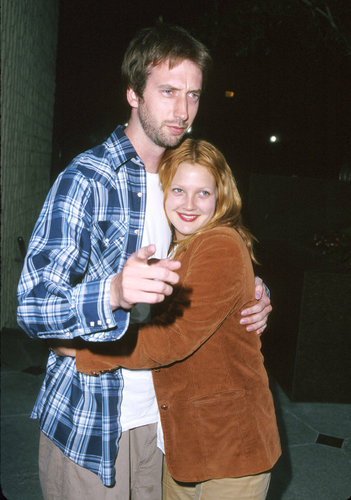 Drew Barrymore married comedian Tom Green in July 2001, and Tom filed for divorce in December of that year. The comical duo starred together in Charlie's Angels and Tom's Freddy Got Fingered before calling it quits.
Drew Barrymore married comedian Tom Green in July 2001, and Tom filed for divorce in December of that year. The comical duo starred together in Charlie's Angels and Tom's Freddy Got Fingered before calling it quits.