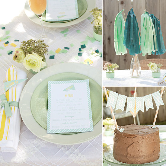 A Minty Fresh "Hooray For Baby" Shower A Minty Fresh "Hooray For Baby" Shower