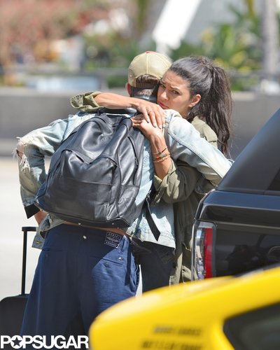 Jessica Szohr hugged Ed Westwick.
Jessica Szohr hugged Ed Westwick.