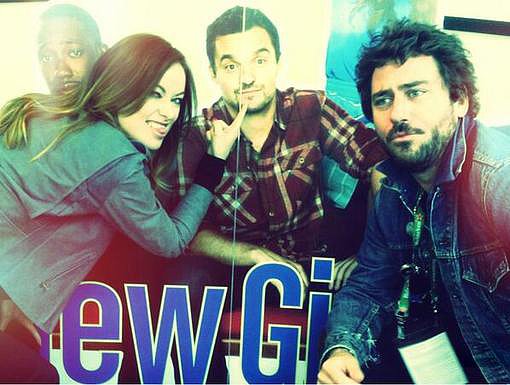 Olivia Wilde had fun with her friend Jake Johnson's New Girl poster.
Source: Twitter user oliviawilde
Olivia Wilde had fun with her friend Jake Johnson's New Girl poster.
Source: Twitter user oliviawilde