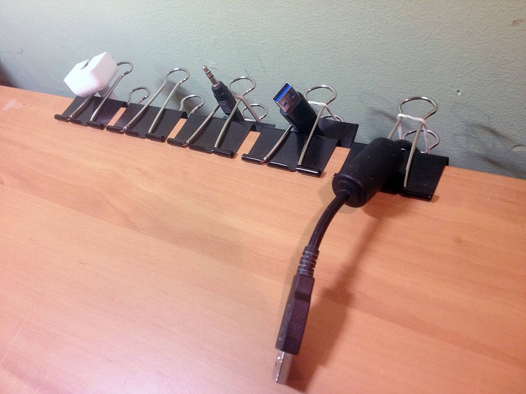 Use Clips to Organize Your Wires Use Clips to Organize Your Wires